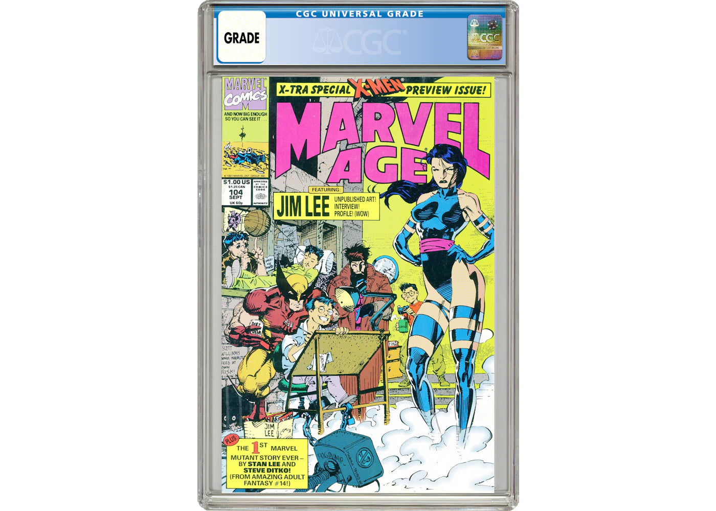 Marvel Age (1983 Marvel) #104 Comic Book CGC Graded
