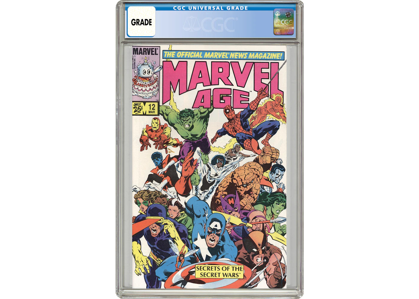 Marvel Age (1983 Marvel) #12 Comic Book CGC Graded