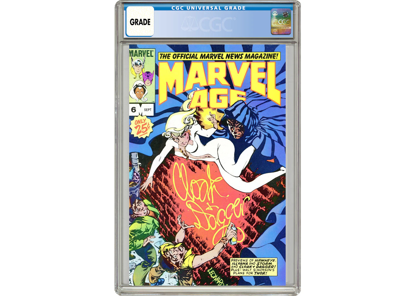 Marvel Age (1983 Marvel) #6 Comic Book CGC Graded