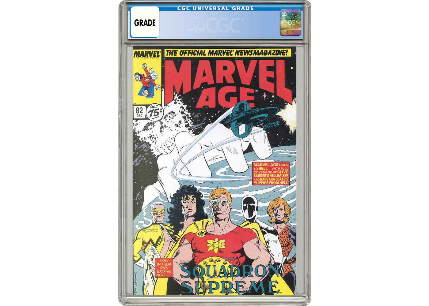 Marvel Age (1983 Marvel) #82 Comic Book CGC Graded
