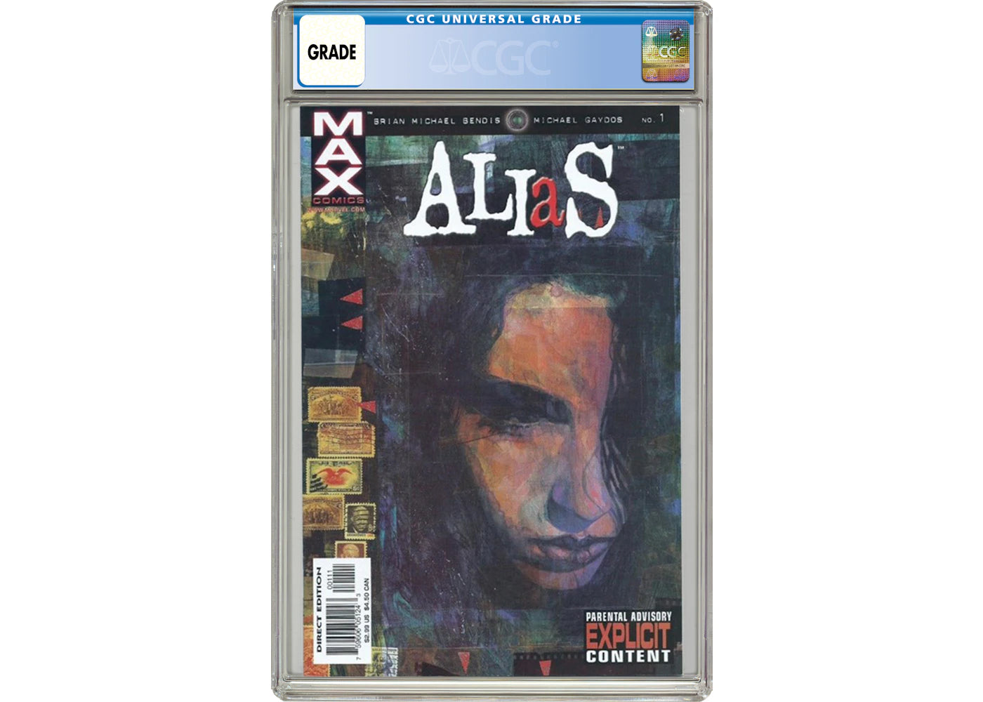 Marvel Alias #1 (1st App. of Jessica Jones) Comic Book CGC Graded