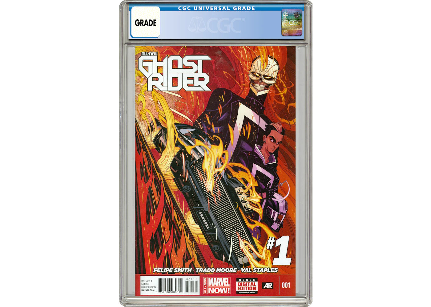 Marvel All New Ghost Rider (2014) #1A Comic Book CGC Graded