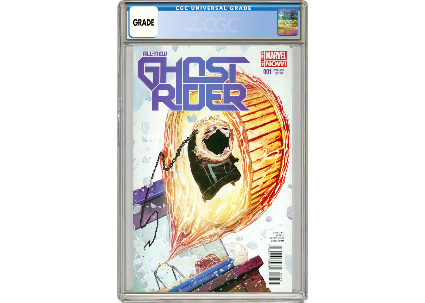 Marvel All New Ghost Rider (2014) #1D Comic Book CGC Graded
