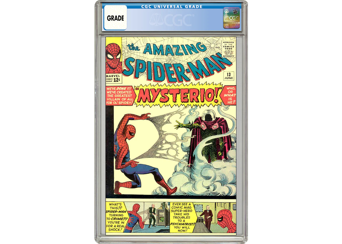 Marvel Amazing Spider-Man #13 (1st App. of Mysterio) Comic Book CGC Graded