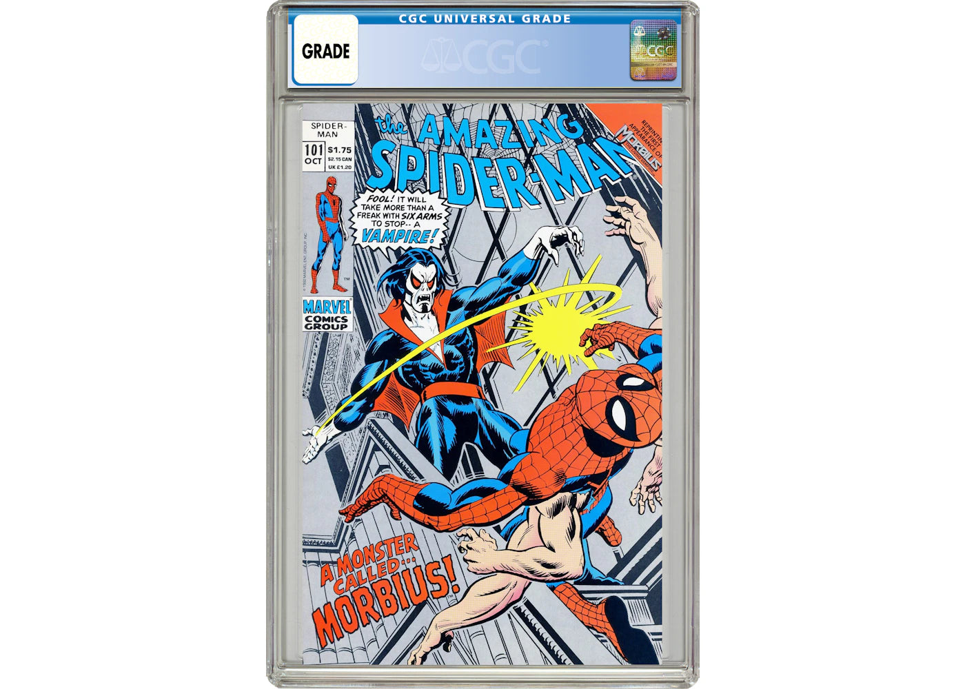 Marvel Amazing Spider-Man (1963 1st Series) #101 REP Comic Book CGC Graded