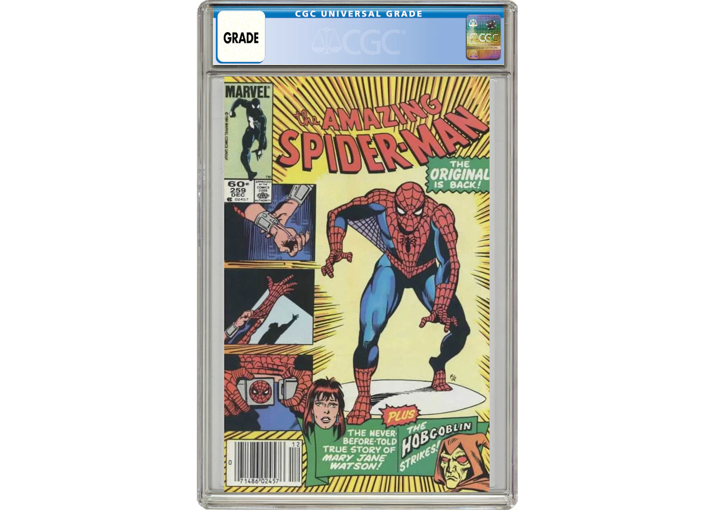Marvel Amazing Spider-Man (1963 1st Series) #259 Comic Book CGC Graded