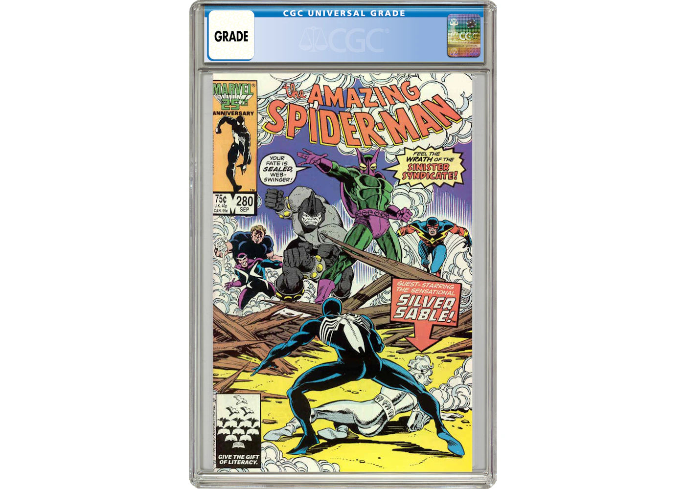 Marvel Amazing Spider-Man (1963 1st Series) #280 Comic Book CGC Graded