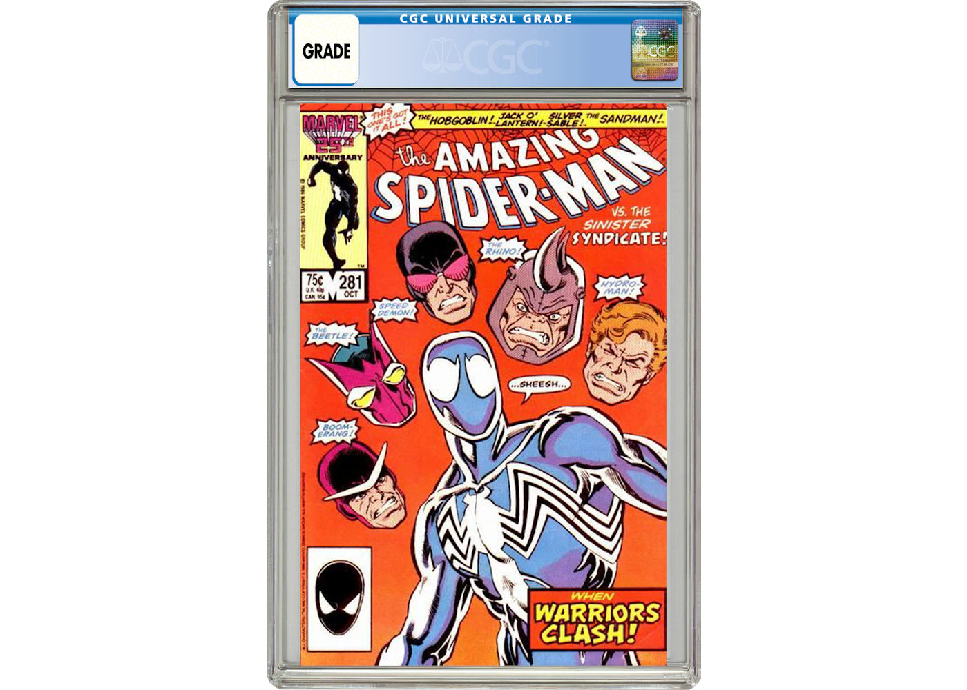 Marvel Amazing Spider-Man (1963 1st Series) #281 Comic Book CGC Graded
