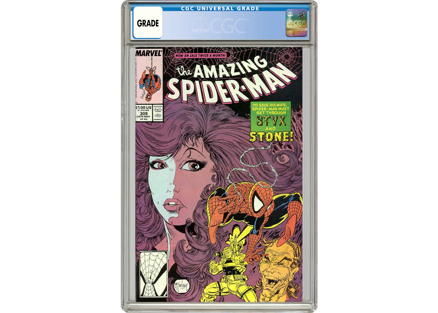 Marvel Amazing Spider-Man (1963 1st Series) #309 Comic Book CGC Graded