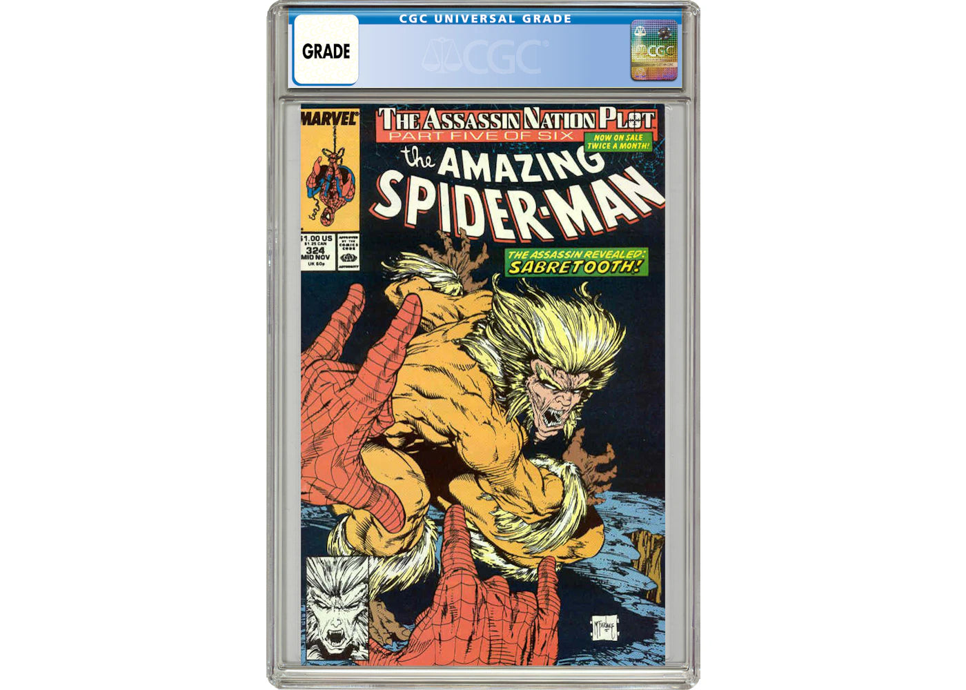 Marvel Amazing Spider-Man (1963 1st Series) #324 Comic Book CGC Graded
