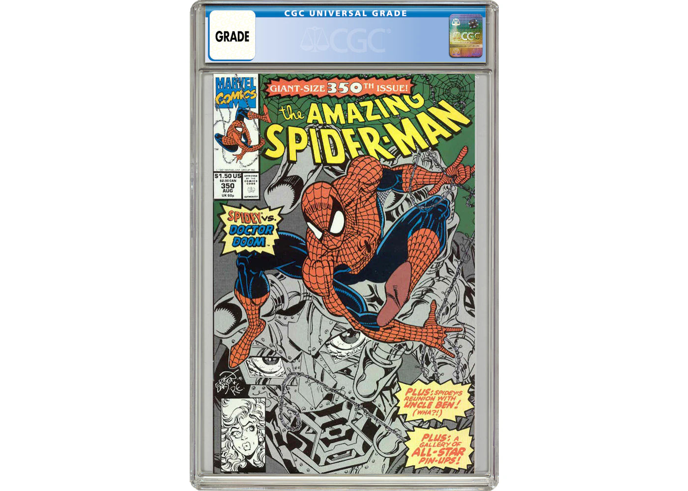 Marvel Amazing Spider-Man (1963 1st Series) #350 Comic Book CGC Graded