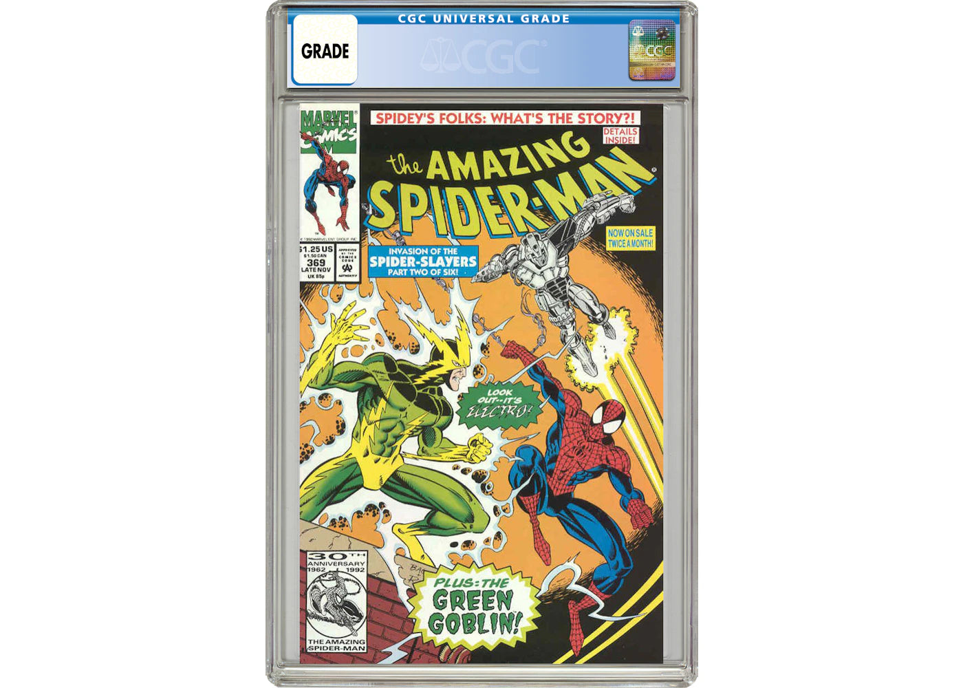 Marvel Amazing Spider-Man (1963 1st Series) #369 Comic Book CGC Graded