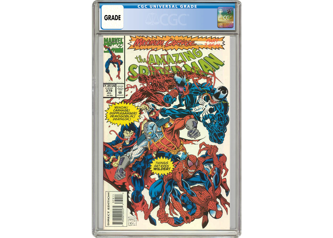 Marvel Amazing Spider-Man (1963 1st Series) #379 Comic Book CGC Graded