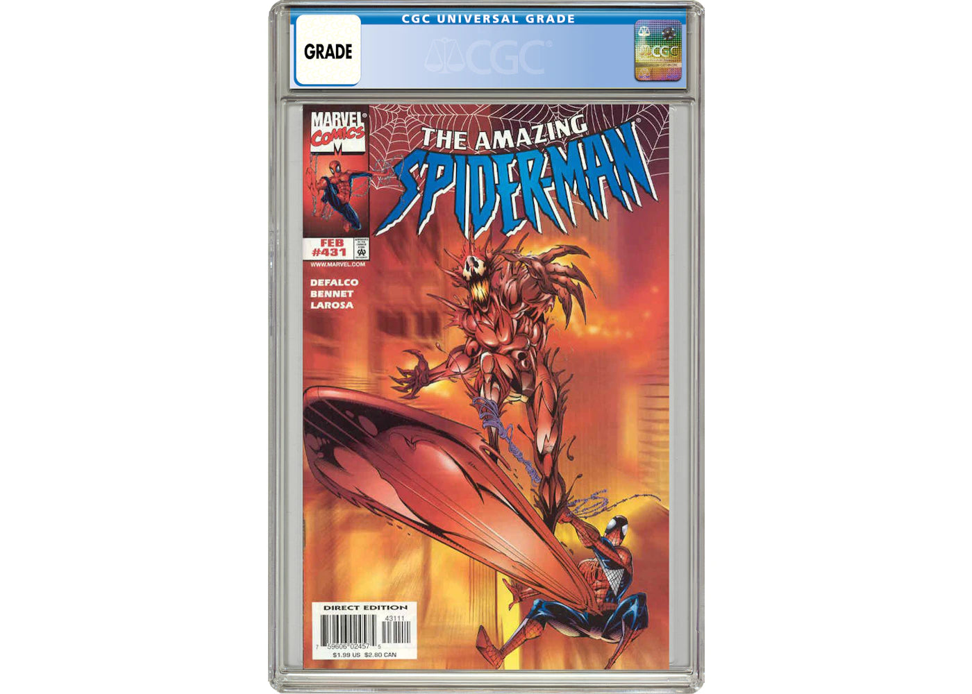 Marvel Amazing Spider-Man (1963 1st Series) #431 Comic Book CGC Graded