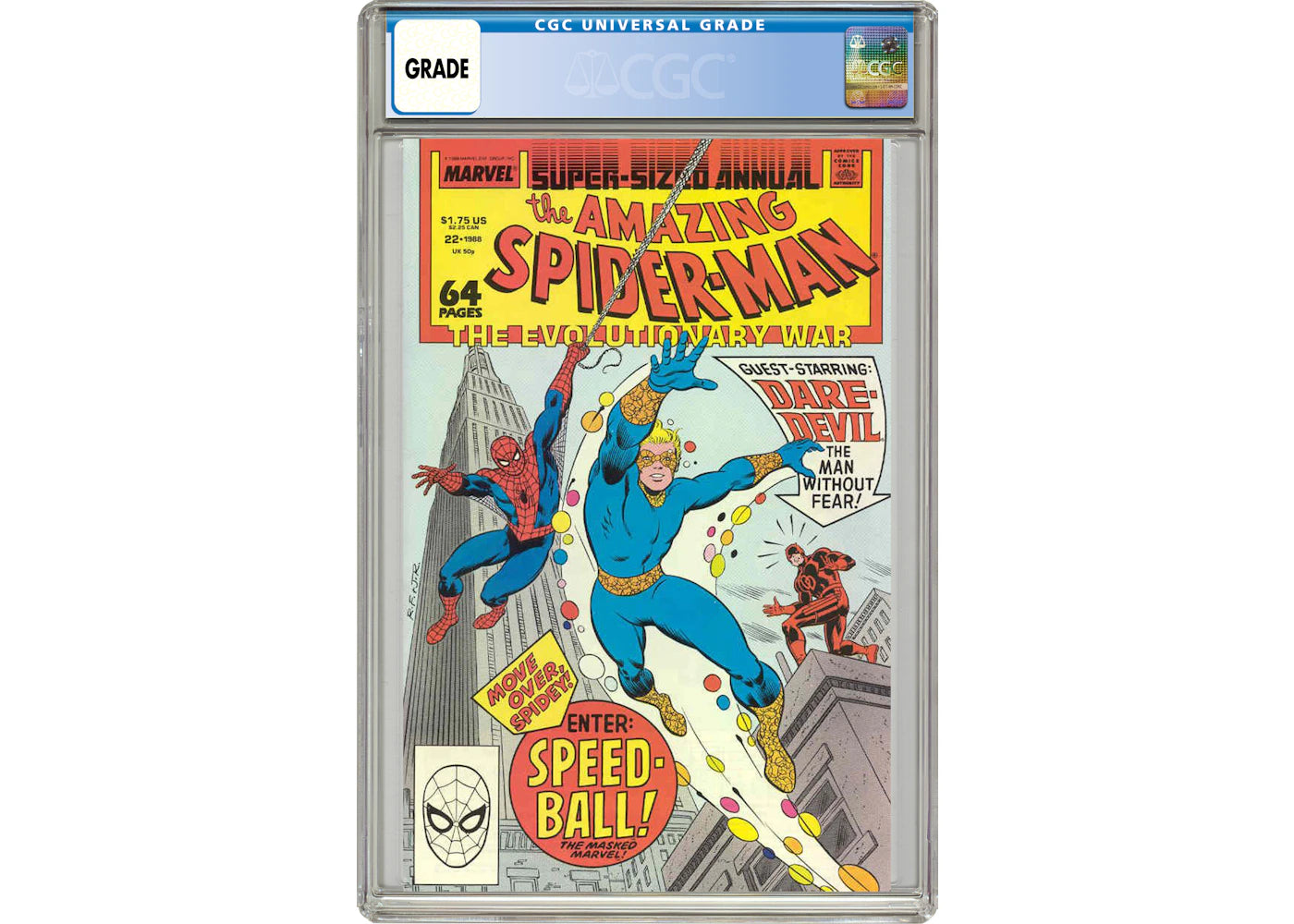 Marvel Amazing Spider-Man (1963 1st Series) Annual #22 Comic Book CGC Graded