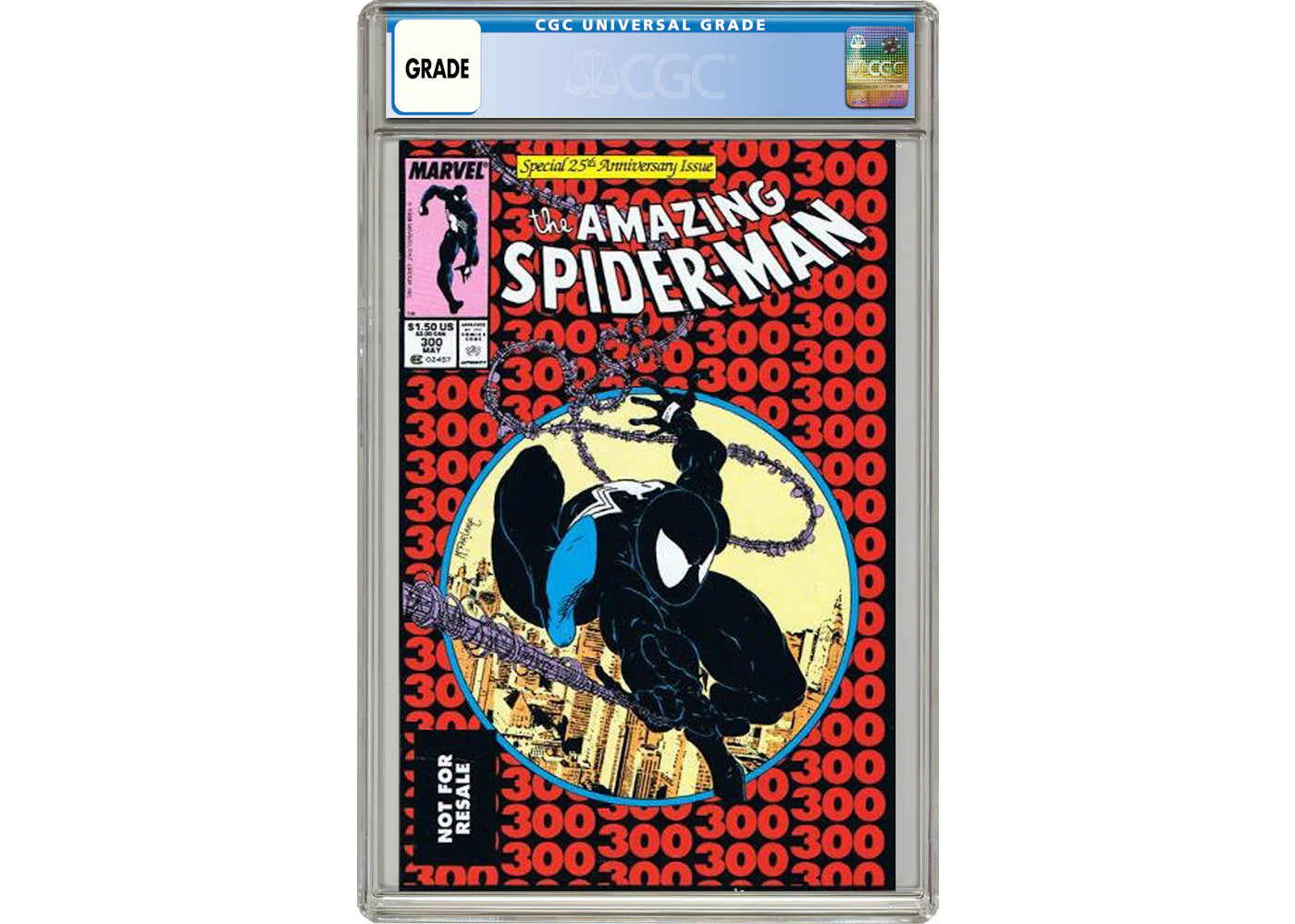 Marvel Amazing Spider-Man (1963 1st Series) Mini Comic DVD Promo #300 Comic Book CGC Graded