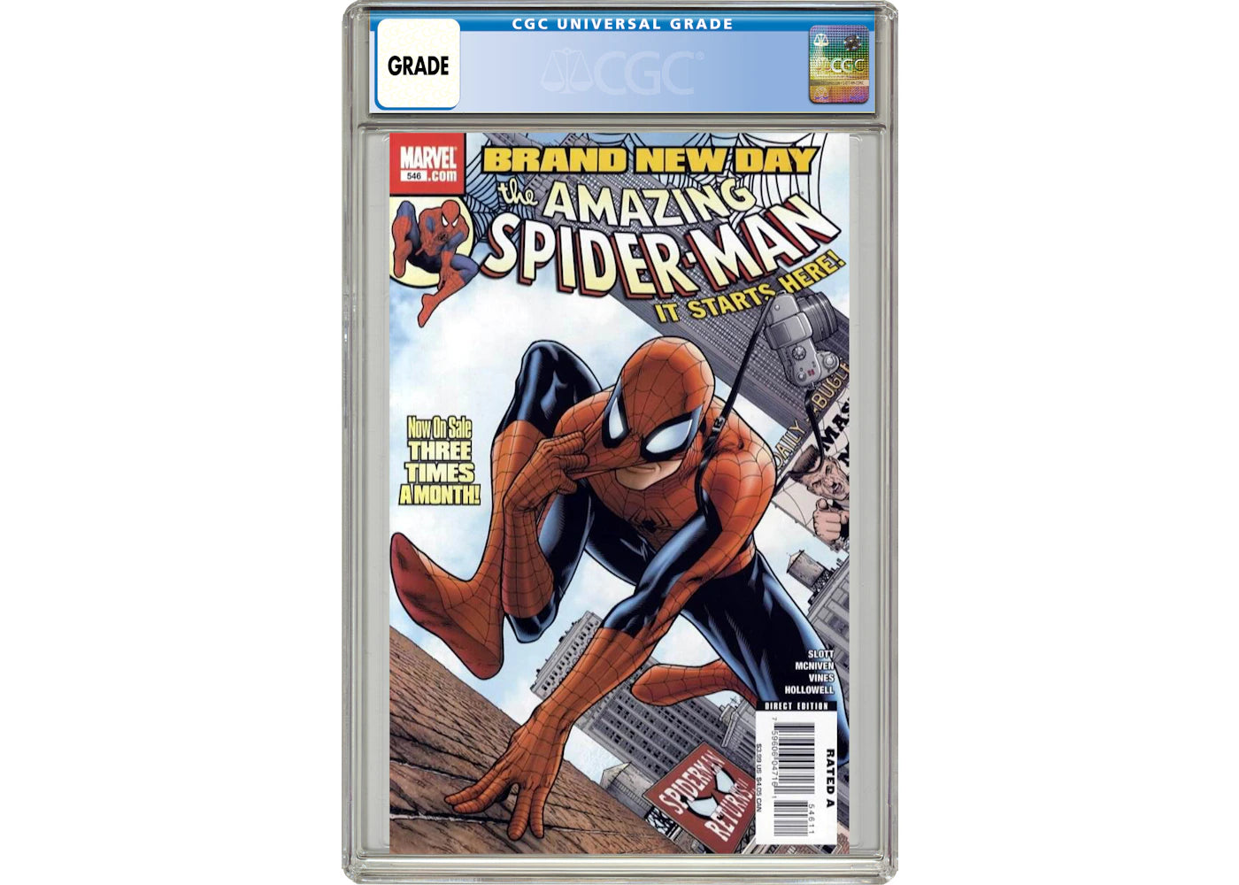 Marvel Amazing Spider-Man (1998 2nd Series) #546A Comic Book CGC Graded