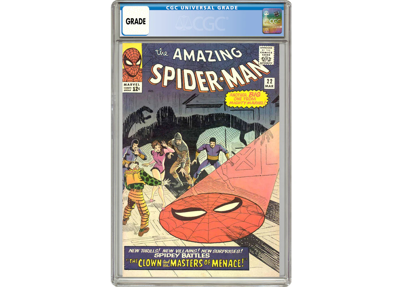 Marvel Amazing Spider-Man #22 (1st App. Princess Python) Comic Book CGC Graded