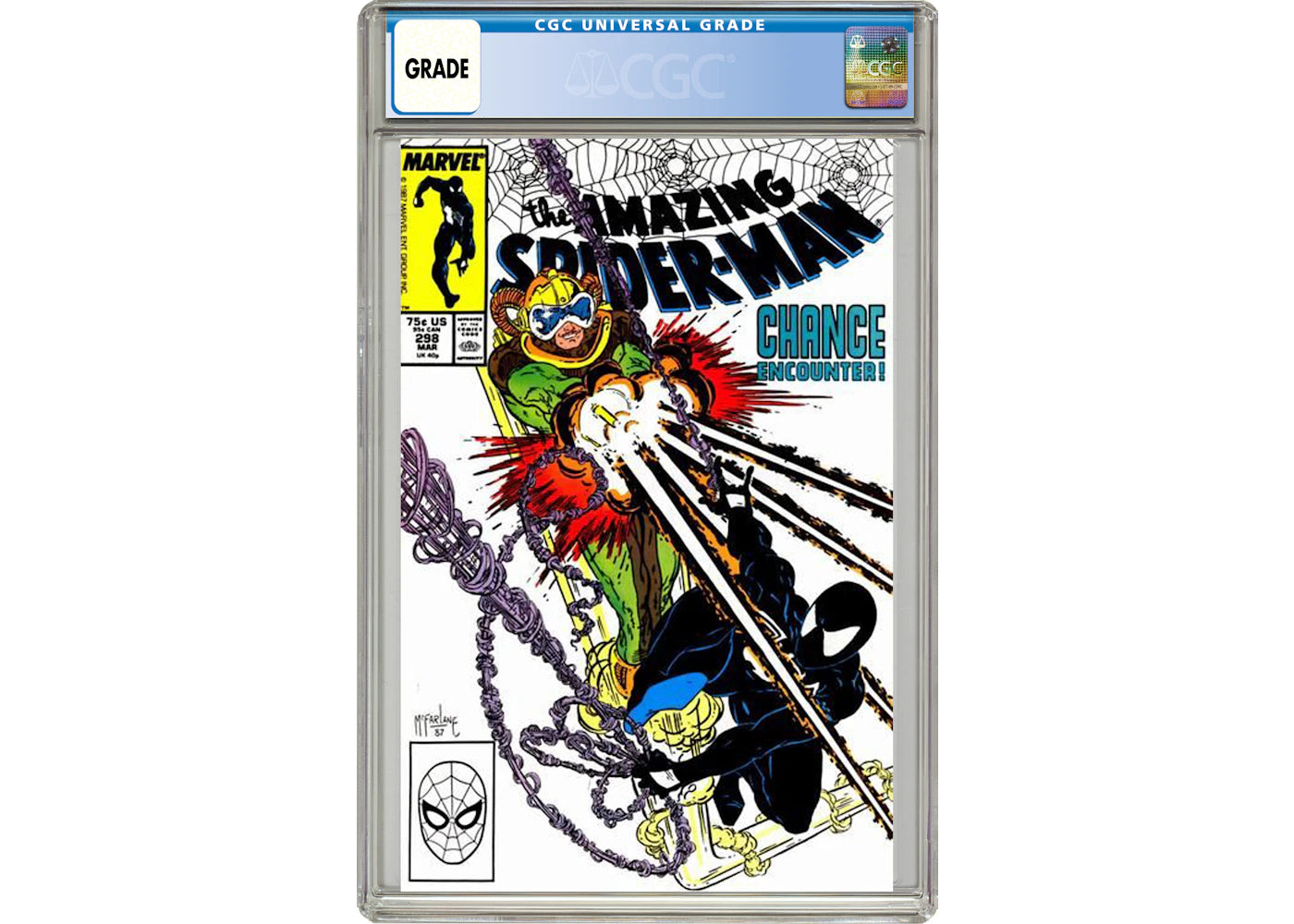 Marvel Amazing Spider-Man #298 (1st Cameo App. of Venom) Comic Book CGC Graded