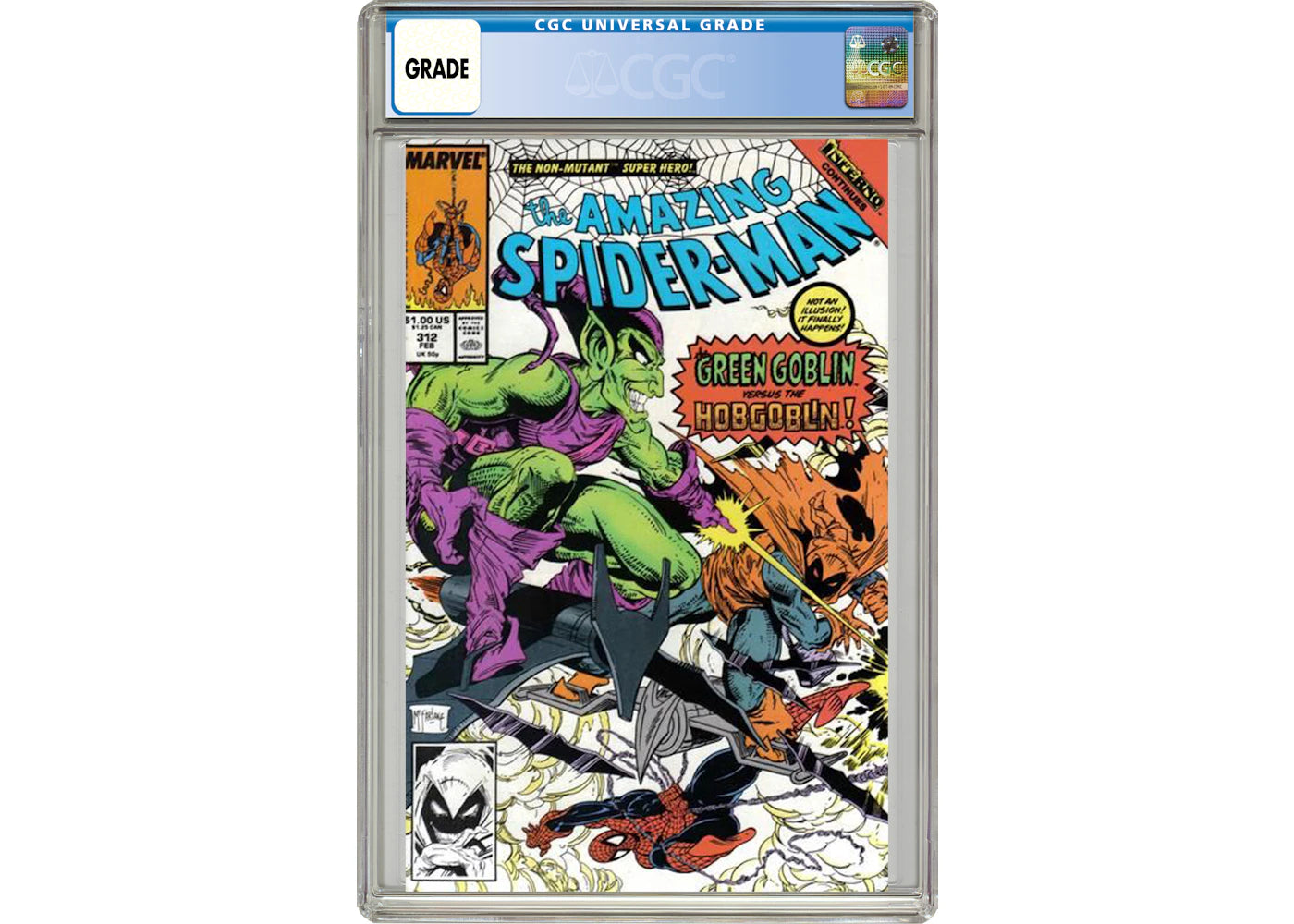Marvel Amazing Spider-Man #312 Comic Book CGC Graded