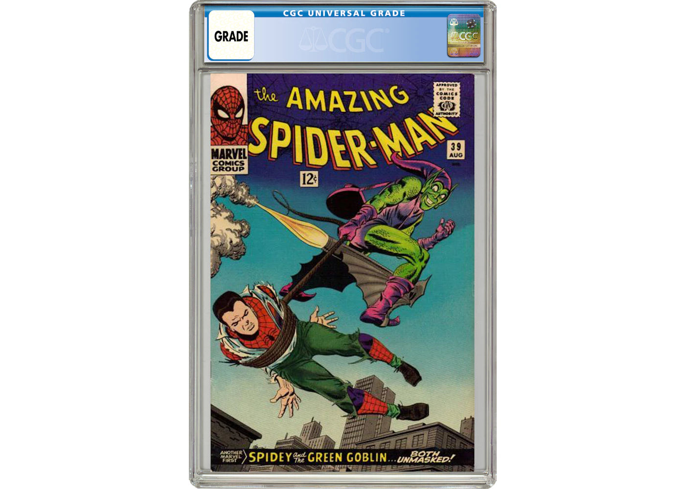Marvel Amazing Spider-Man #39 (Norman Osbourne revealed as Green Goblin) Comic Book CGC Graded