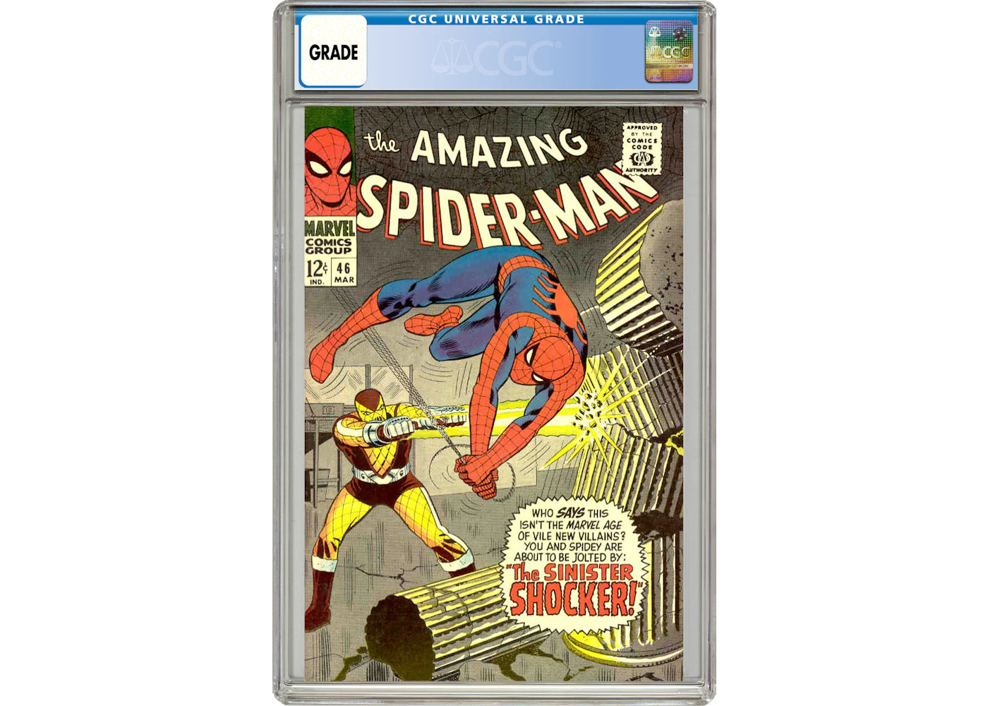 Marvel Amazing Spider-Man #46 (1st App. of the Shocker) Comic Book CGC Graded