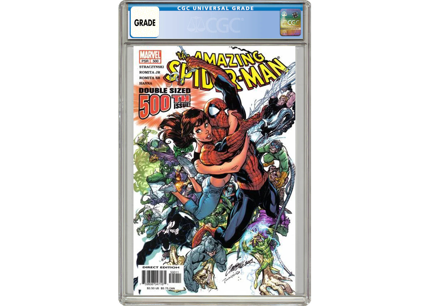 Marvel Amazing Spider-Man #500 Comic Book CGC Graded