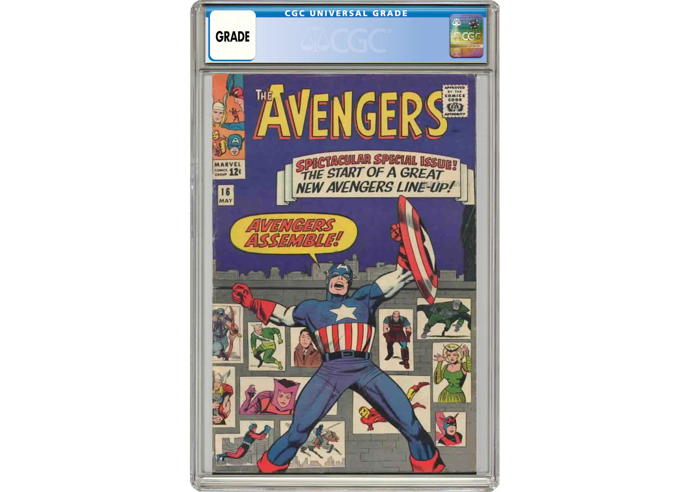 Marvel Avengers #16 Comic Book CGC Graded
