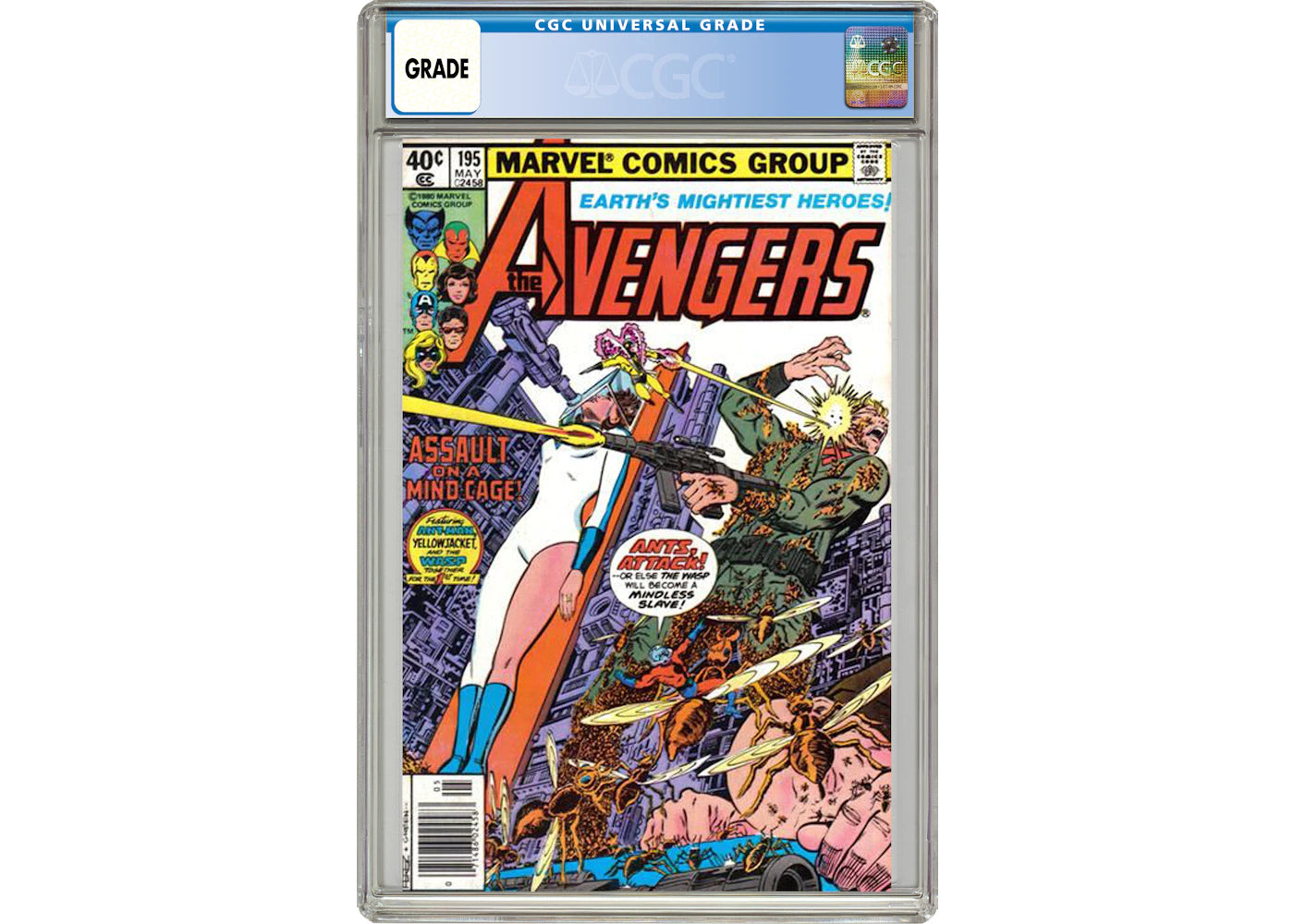 Marvel Avengers (1963 1st Series) #195 Comic Book CGC Graded