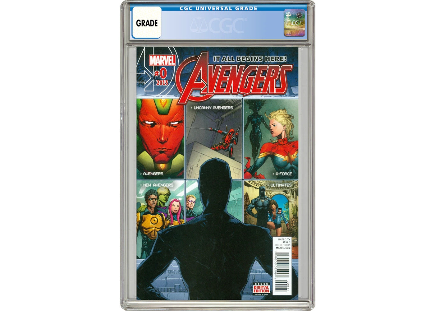 Marvel Avengers (2015) It All Begins Here #0A Comic Book CGC Graded