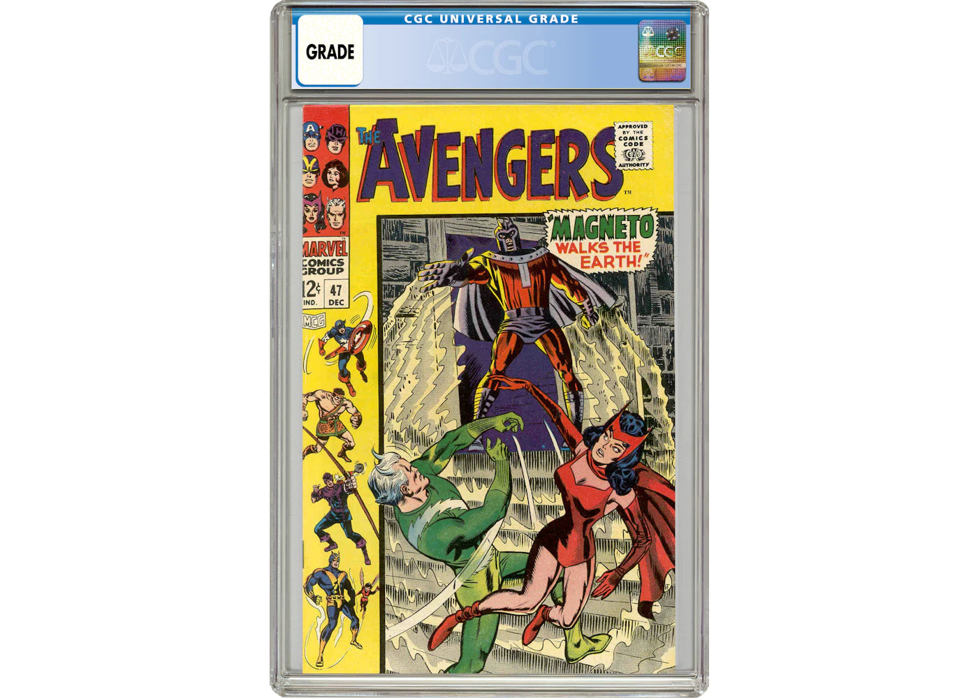 Marvel Avengers #47 (1st App. Black Knight- Dane Whitman) Comic Book CGC Graded
