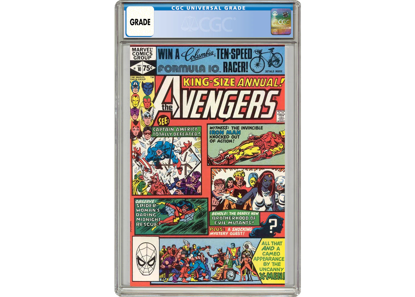 Marvel Avengers Annual #10 (1st App. of Rogue) Comic Book CGC Graded
