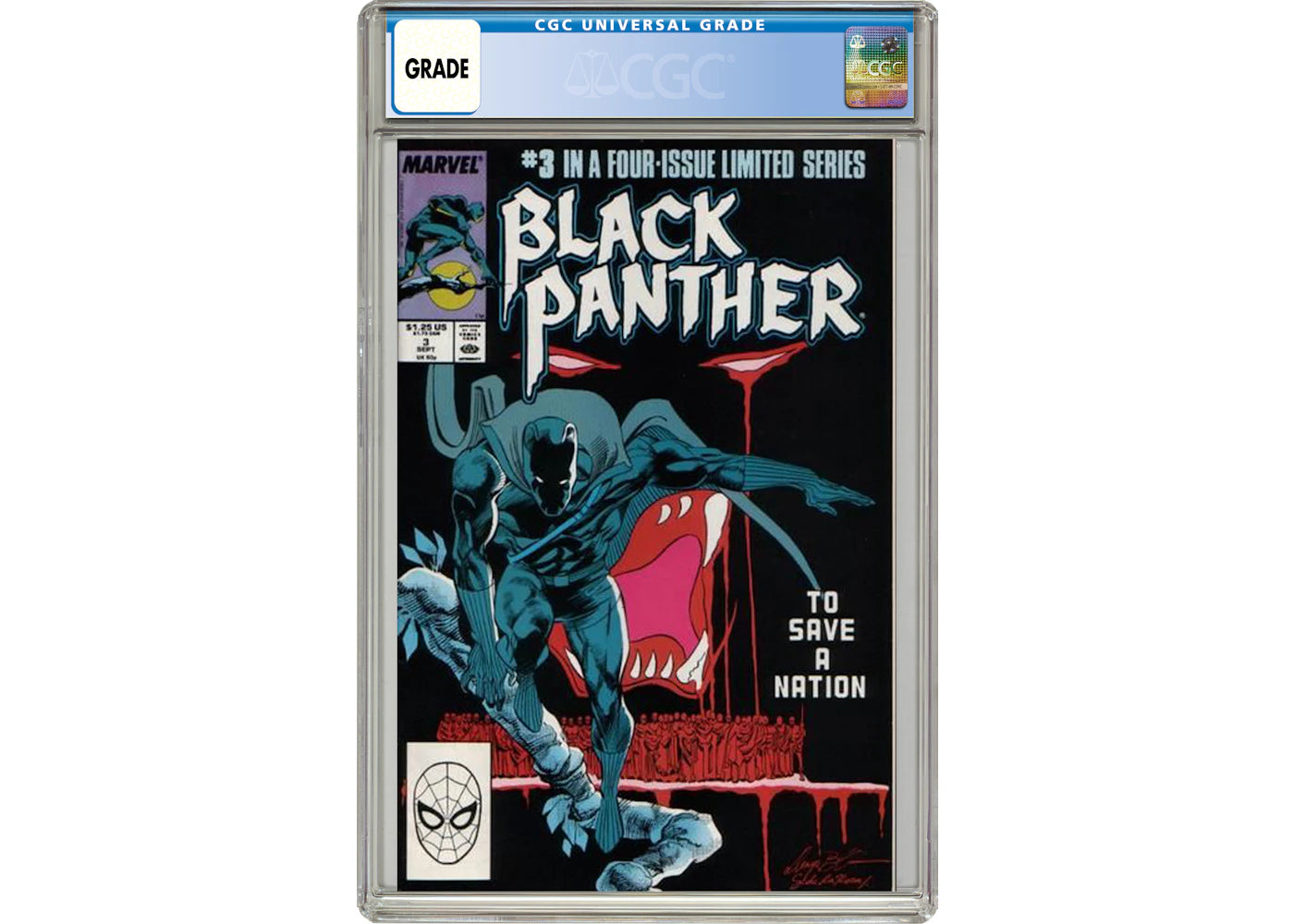 Marvel Black Panther (1988 Marvel Mini-Series) #3 Comic Book CGC Graded