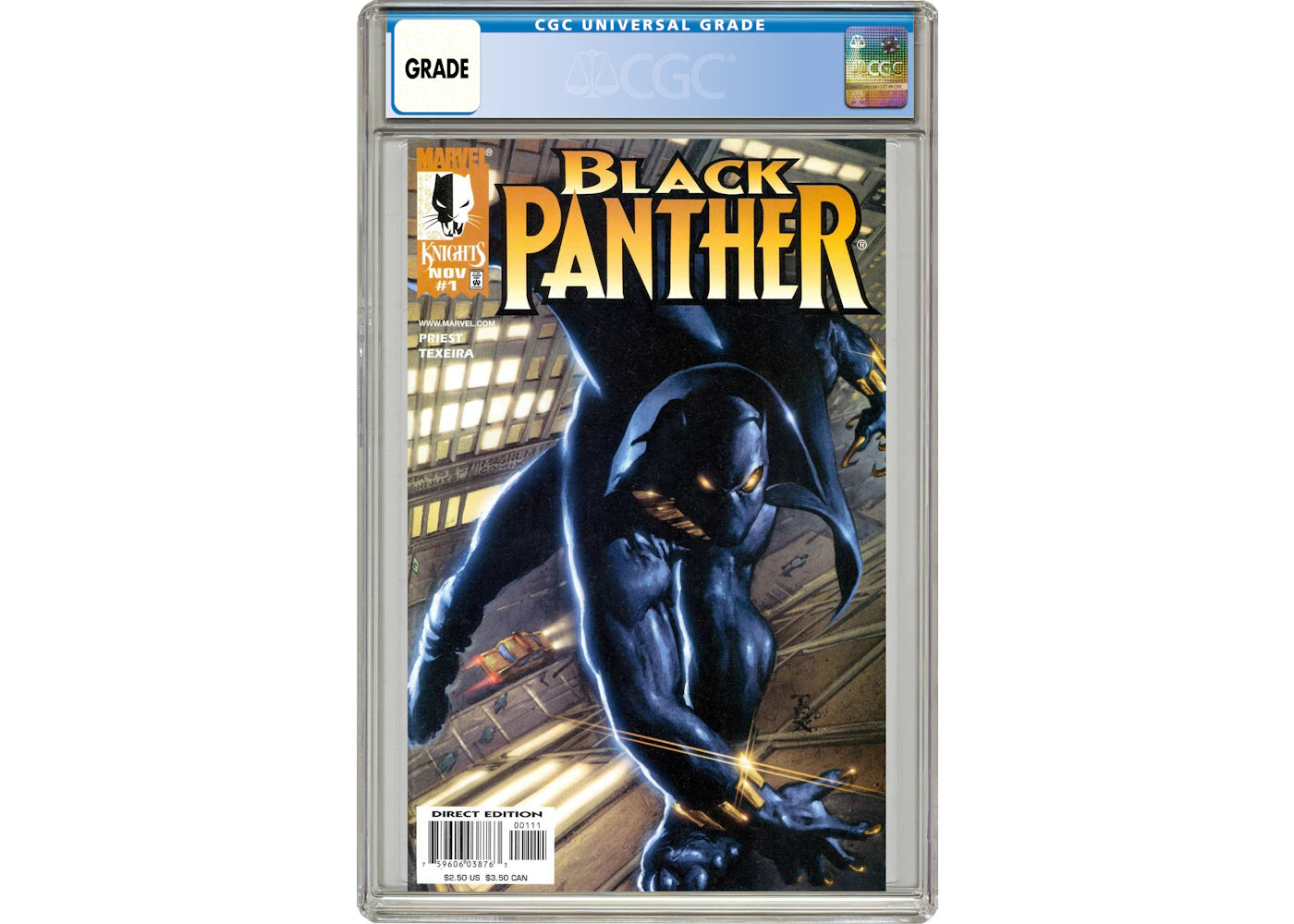 Marvel Black Panther (1998 Marvel 2nd Series) #1 Comic Book CGC Graded