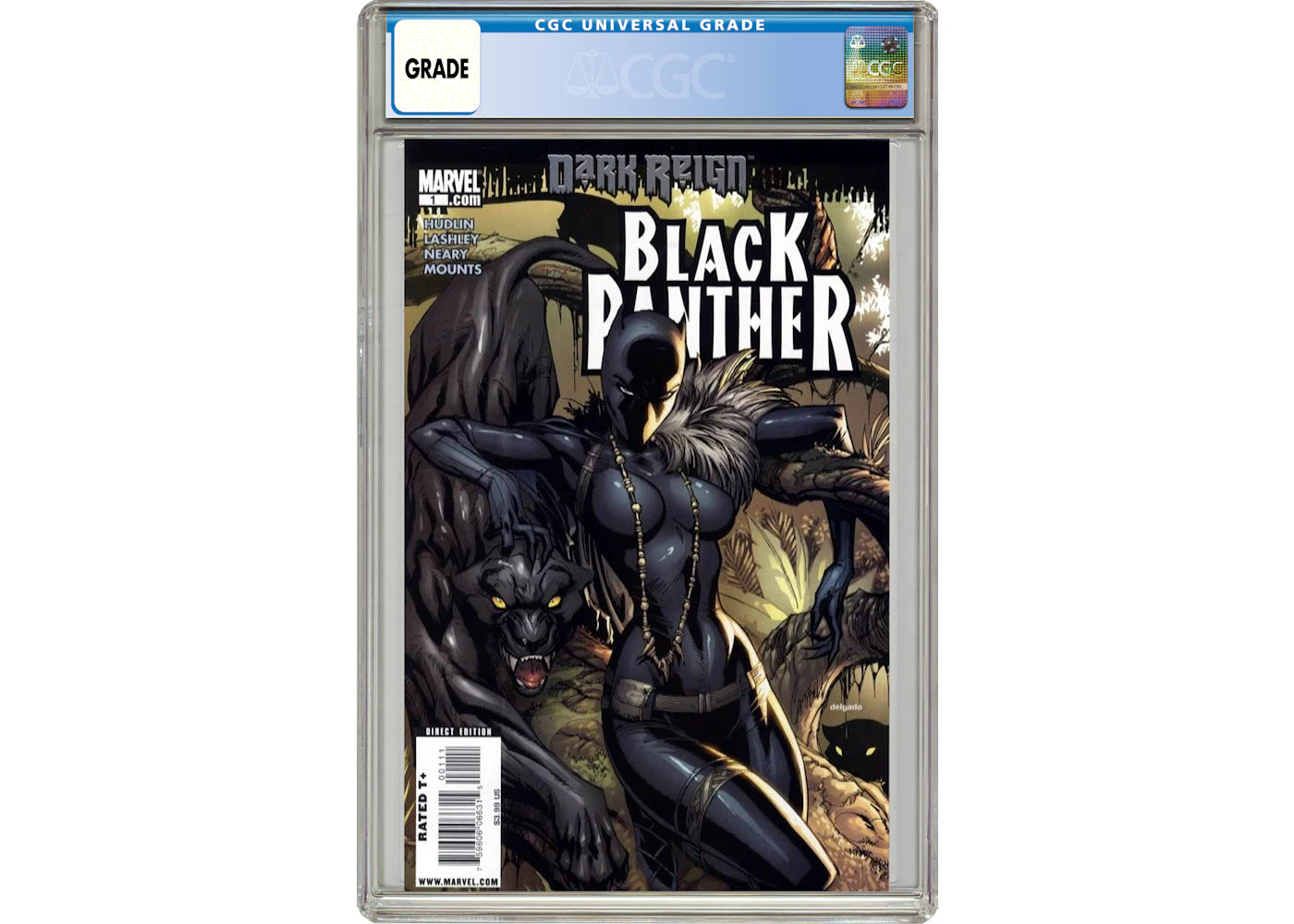 Marvel Black Panther (2009 Marvel 4th Series) #1A Comic Book CGC Graded