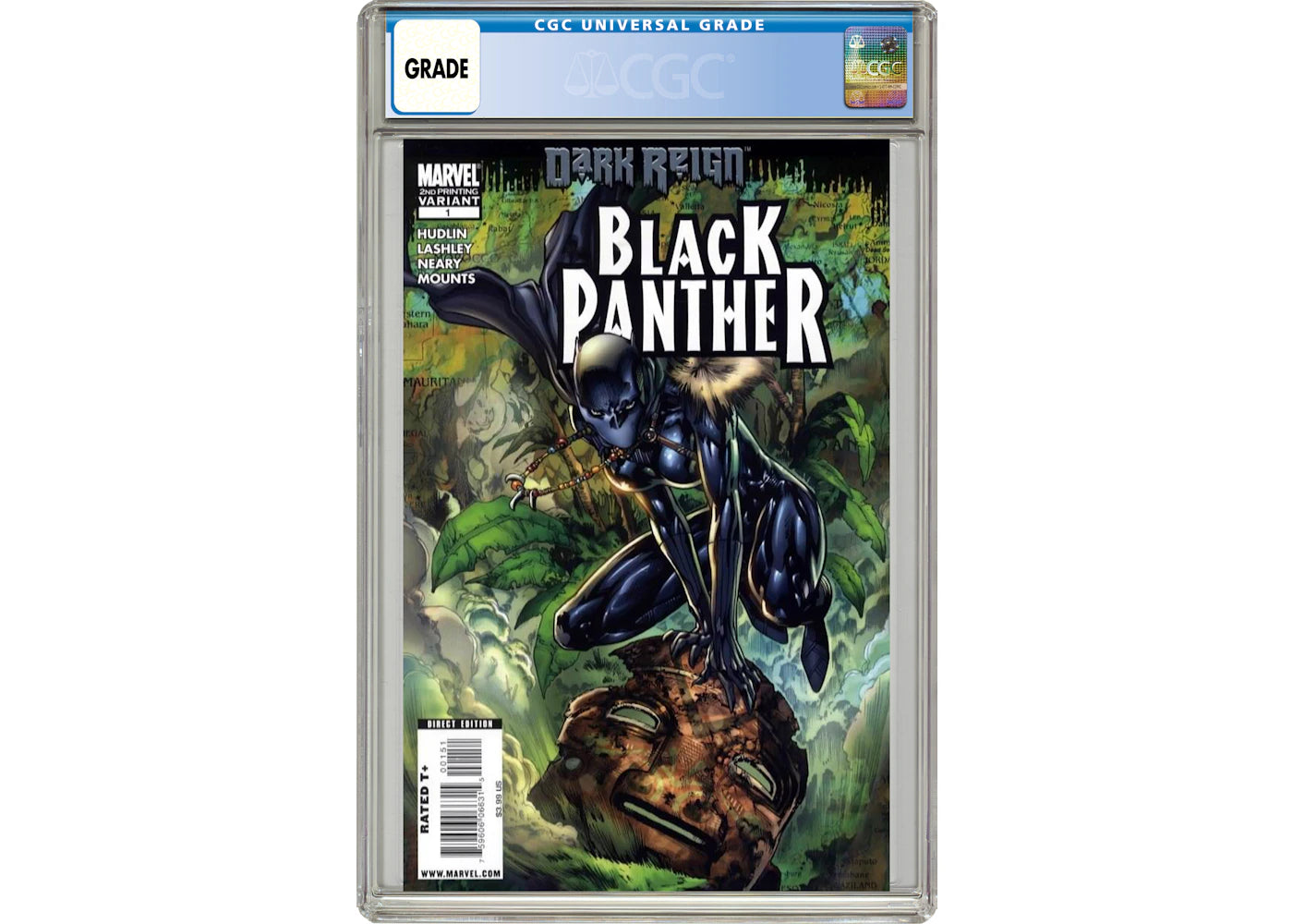 Marvel Black Panther (2009 Marvel 4th Series) #1D Comic Book CGC Graded
