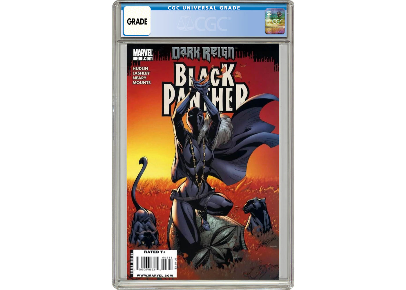 Marvel Black Panther (2009 Marvel 4th Series) #3 Comic Book CGC Graded