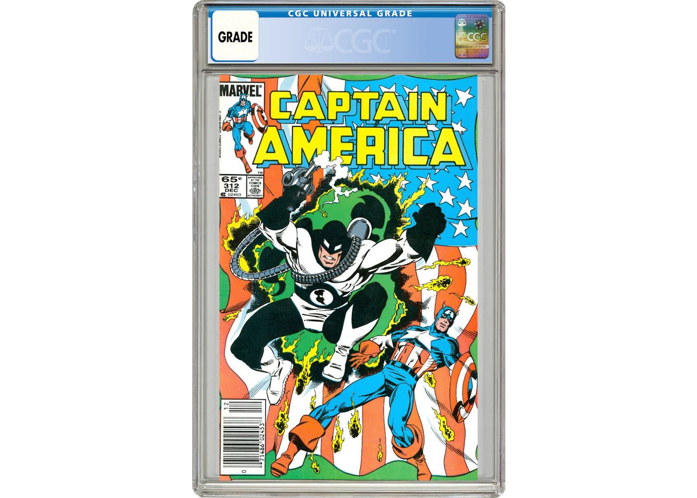 Marvel Captain America (1968 1st Series) #312 Comic Book CGC Graded