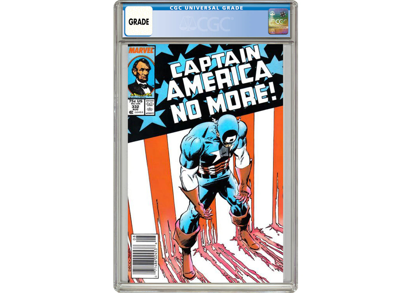 Marvel Captain America (1968 1st Series) #332 Comic Book CGC Graded