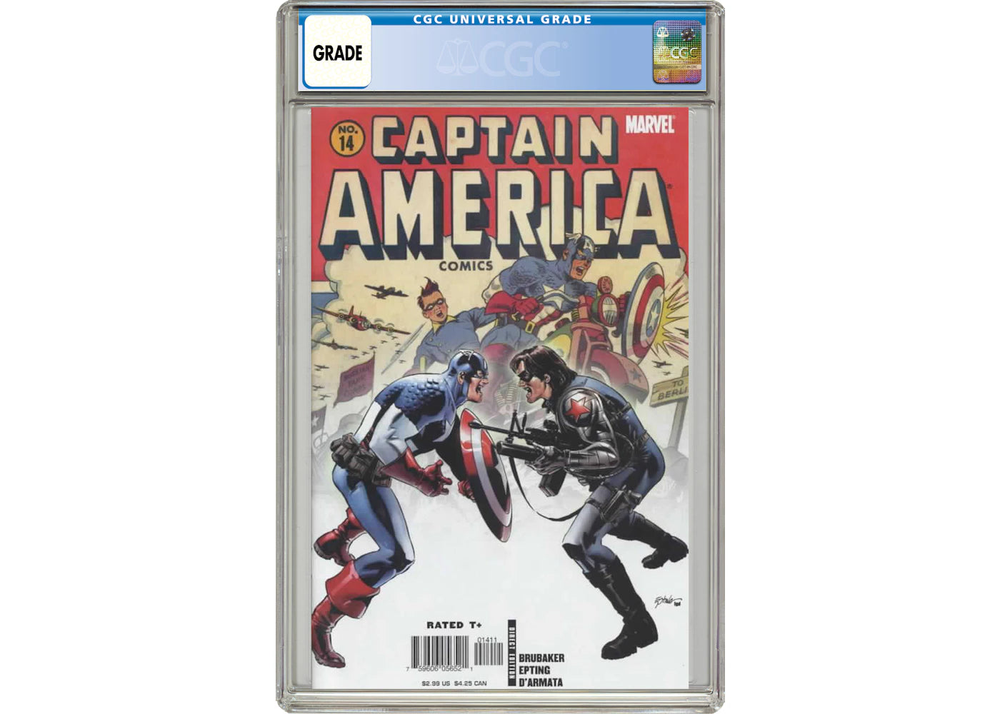 Marvel Captain America (2004 5th Series) #14 Comic Book CGC Graded