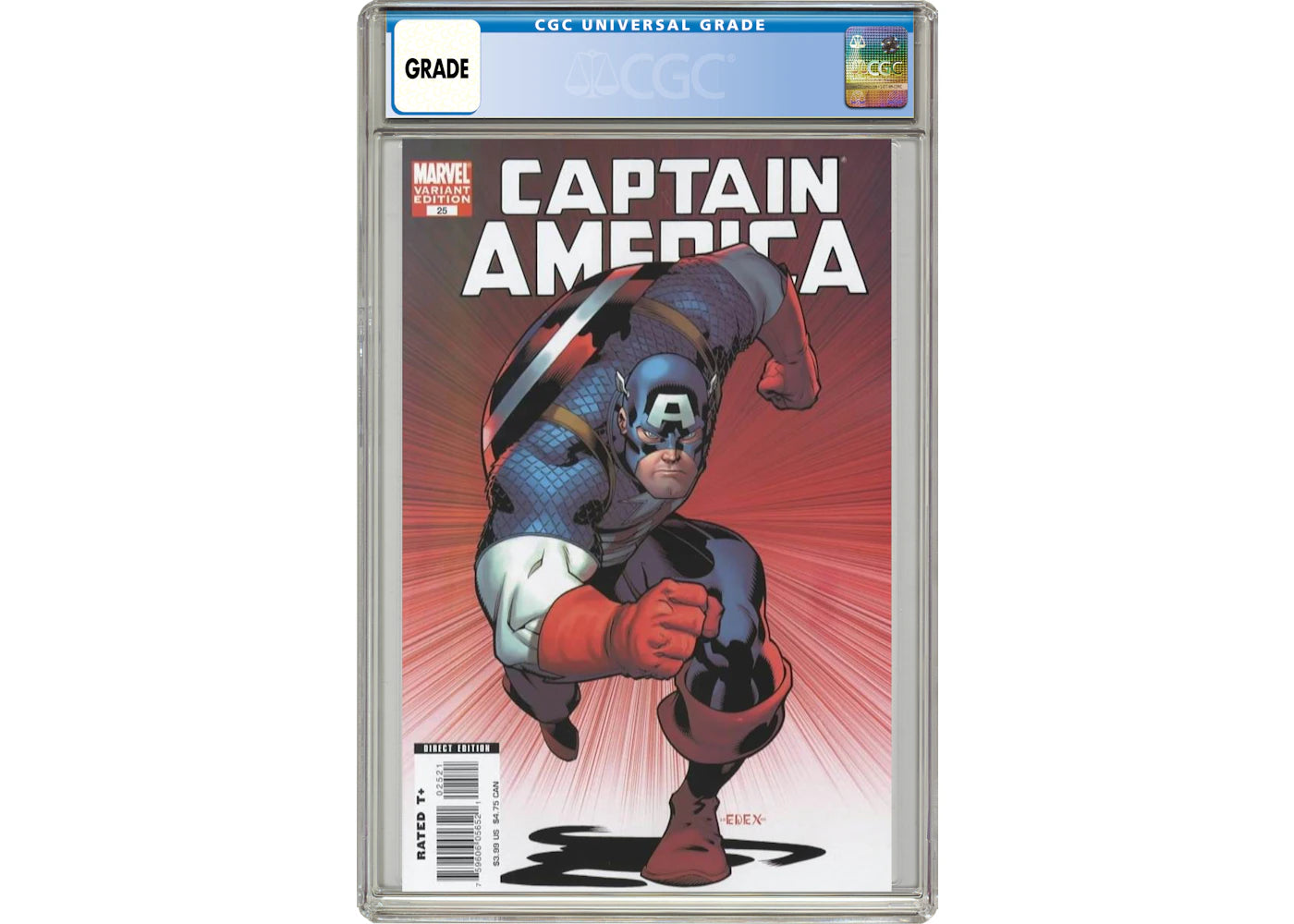 Marvel Captain America (2004 5th Series) #25B Comic Book CGC Graded