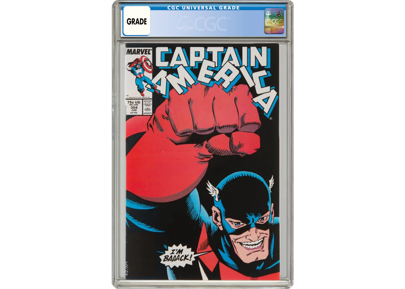 Marvel Captain America #354 Comic Book CGC Graded
