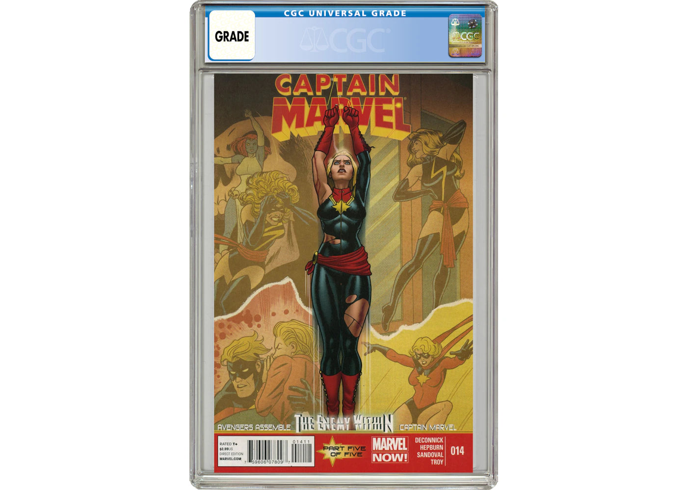 Marvel Captain Marvel (2012 #7th Series) #14A.D Comic Book CGC Graded