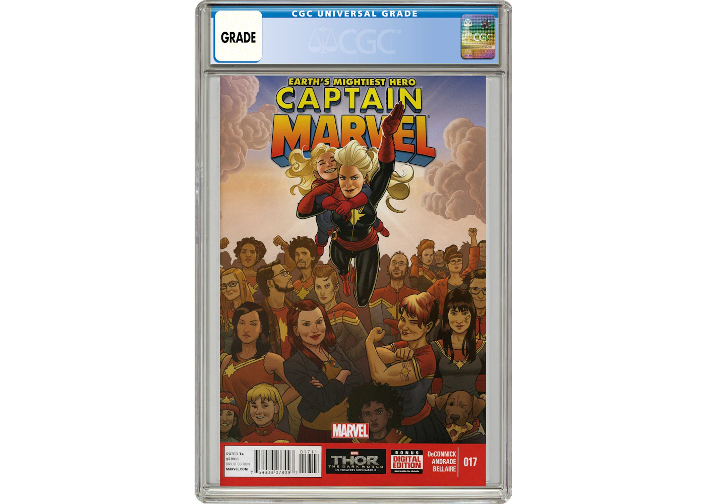Marvel Captain Marvel (2012 #7th Series) #17A Comic Book CGC Graded
