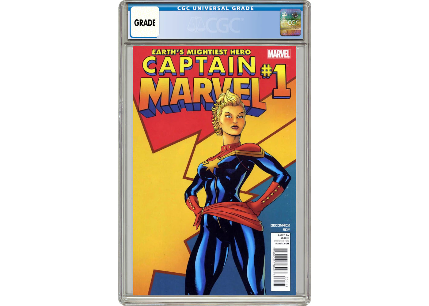 Marvel Captain Marvel (2012 #7th Series) #1A Comic Book CGC Graded