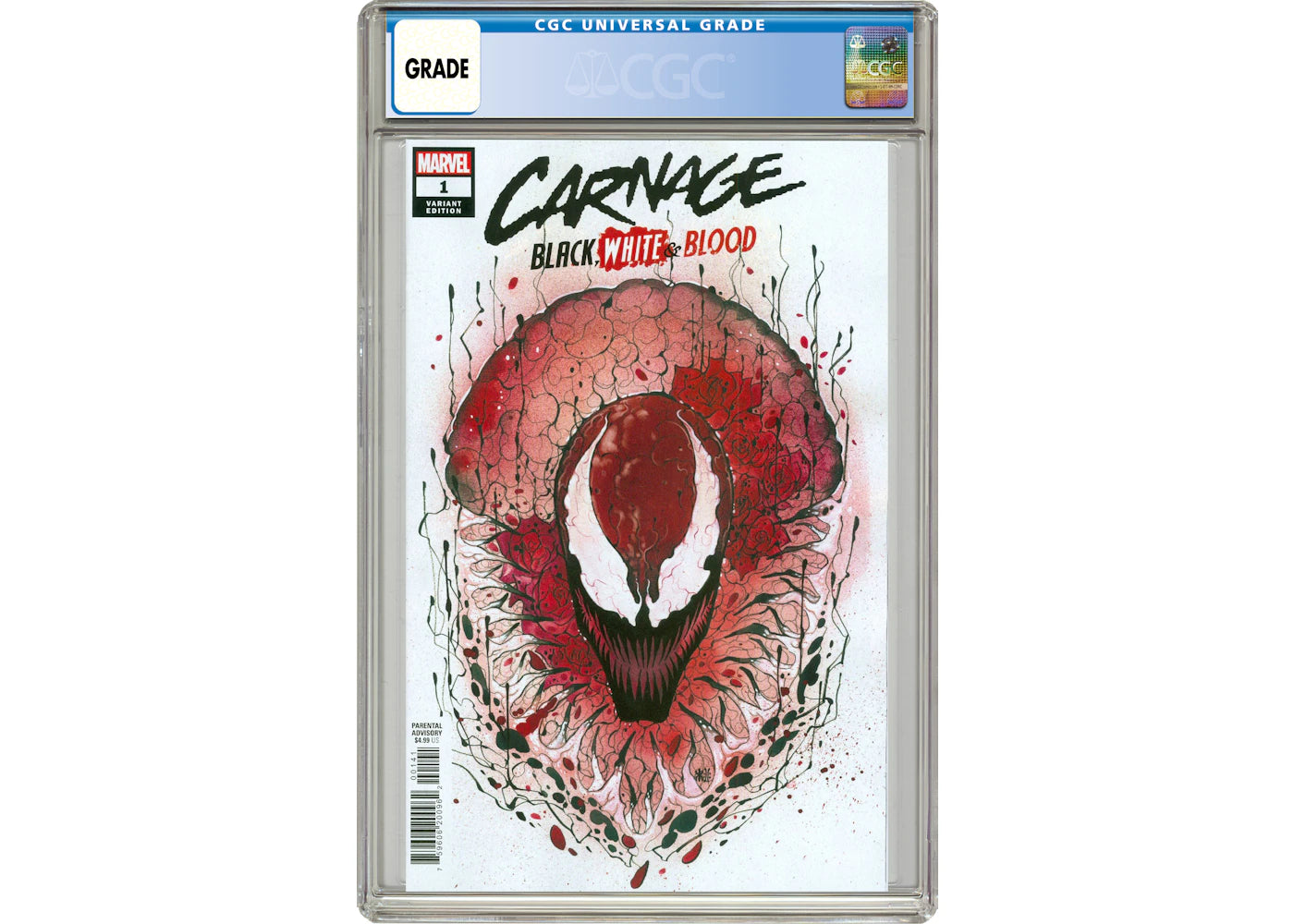 Marvel Carnage Black, White and Blood (2021 Marvel) #1D Comic Book CGC Graded