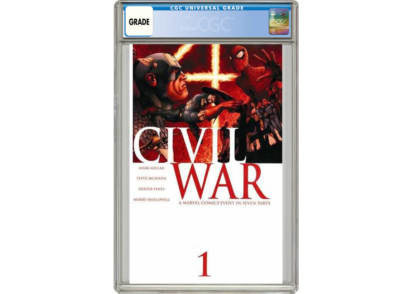 Marvel Civil War #1 Comic Book CGC Graded