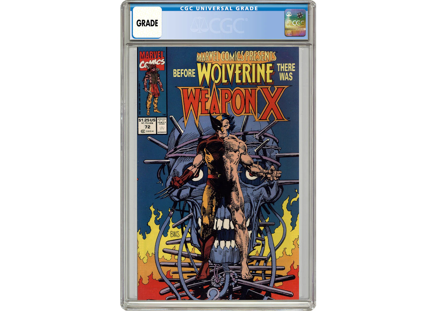 Marvel Comics Presents (1988) #72N Comic Book CGC Graded