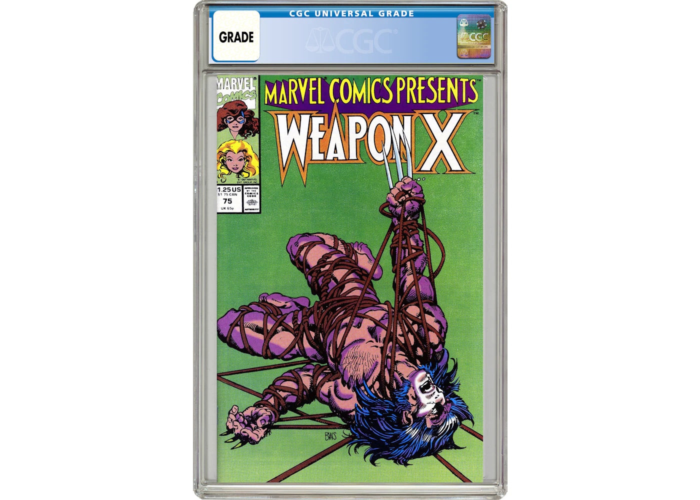 Marvel Comics Presents (1988) #75 Comic Book CGC Graded
