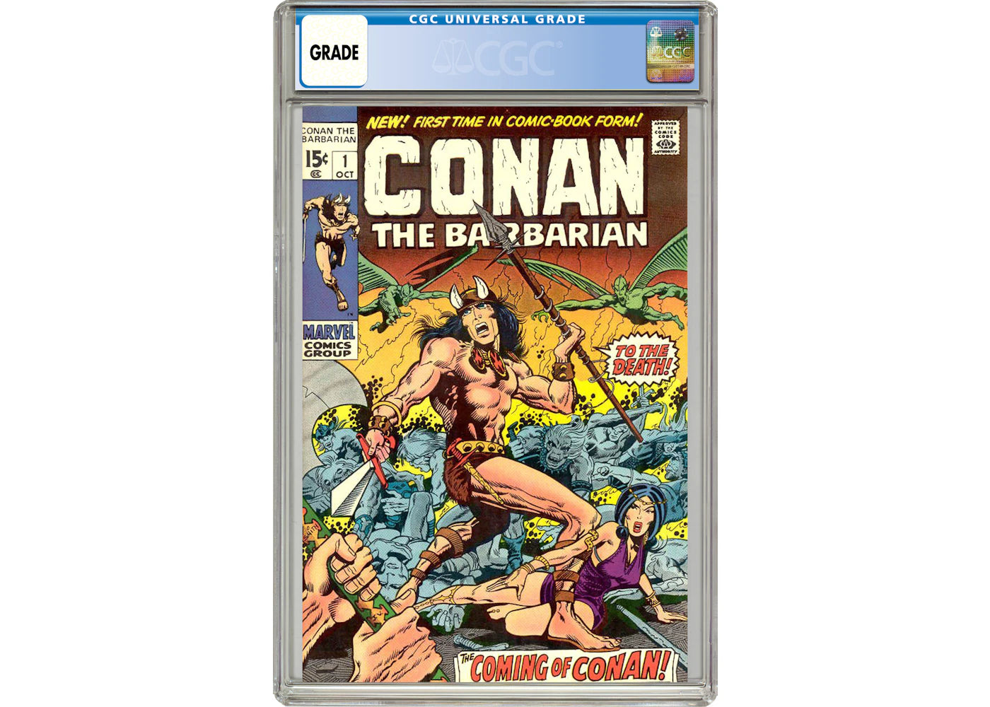Marvel Conan the Barbarian #1 Comic Book CGC Graded